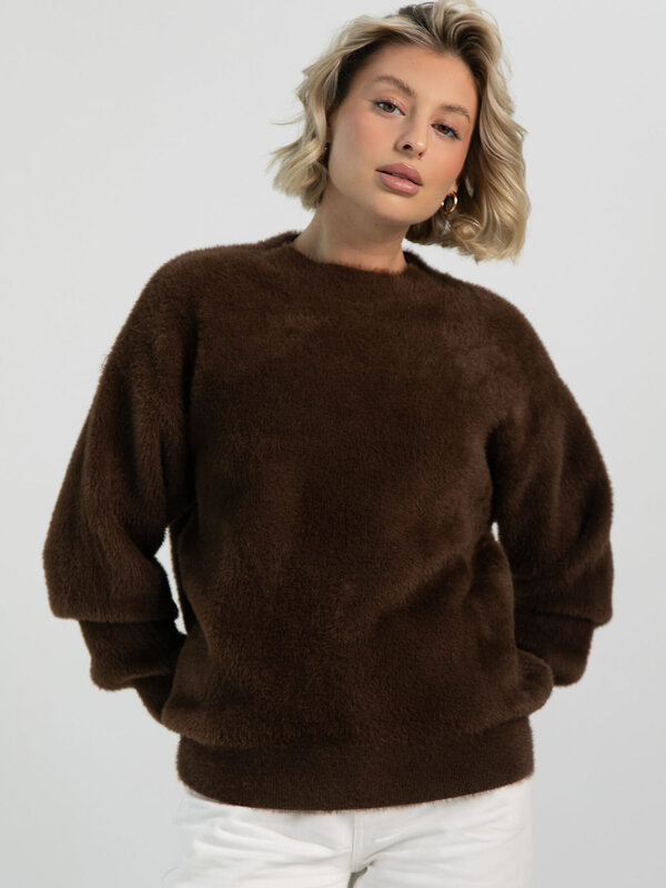 LT Collection Джемпер 613385 Б16550-5М Коричневый