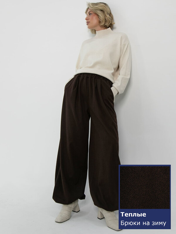 LT Collection Брюки 613387 Б16546-5М Коричневый