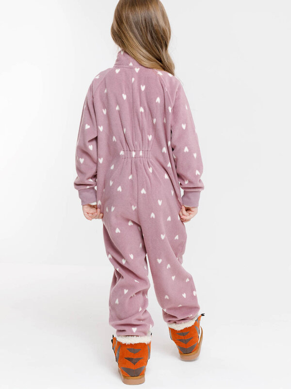CROCKID Комбинезон 613527 ФЛ 60005/н/14 ГР розово-сиреневый, сердечки