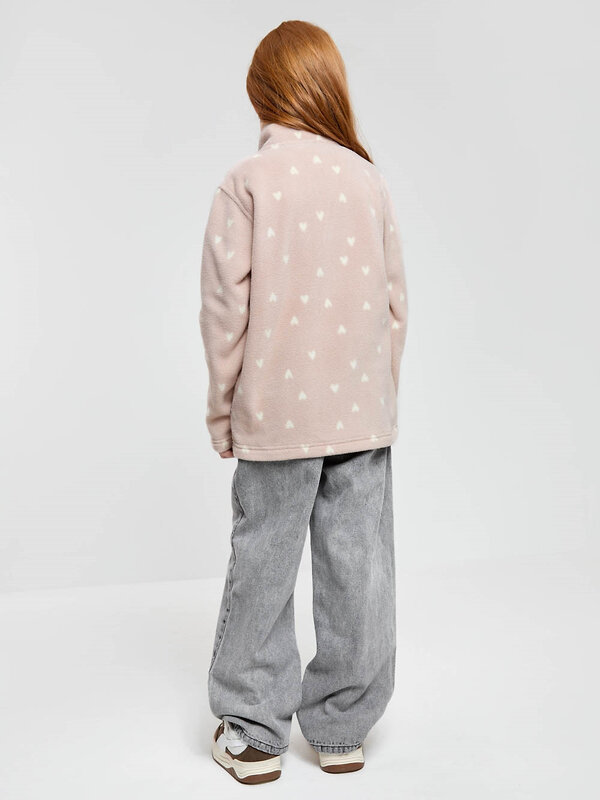 CROCKID Куртка 613536 ФЛ 34025-1/н/51 ГР бежевый, сердечки