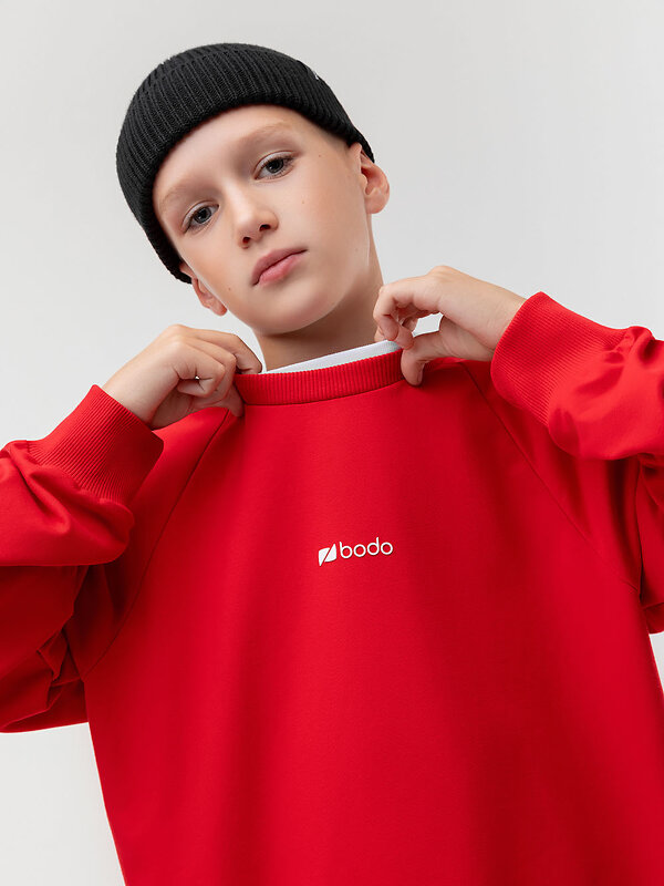 Bodo Свитшот 613714 42-64MU красный