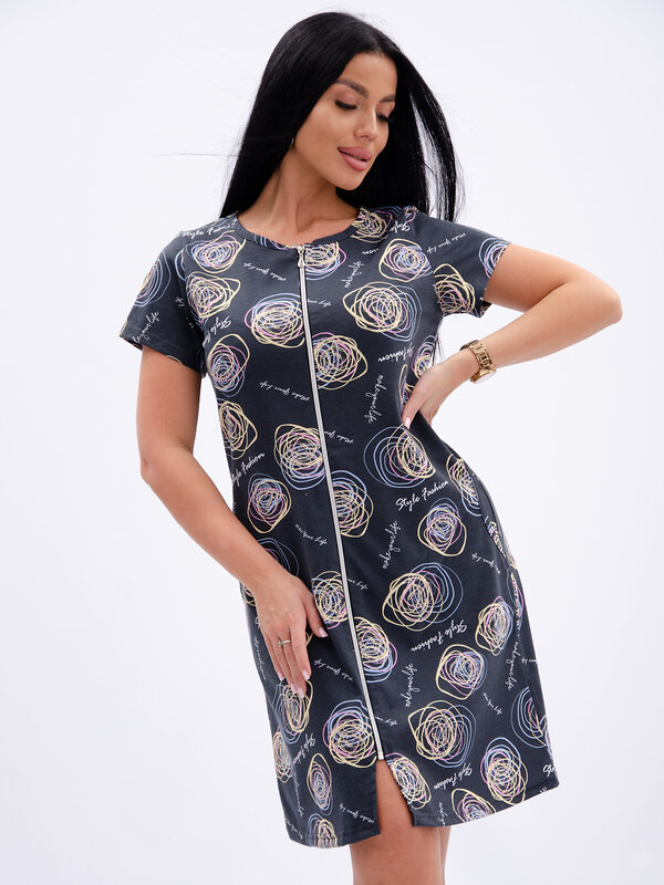 Malina Халат 613865 382кр антрацитовый