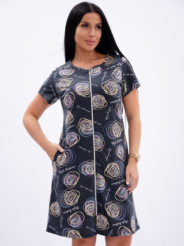 Malina Халат 613865 382кр антрацитовый