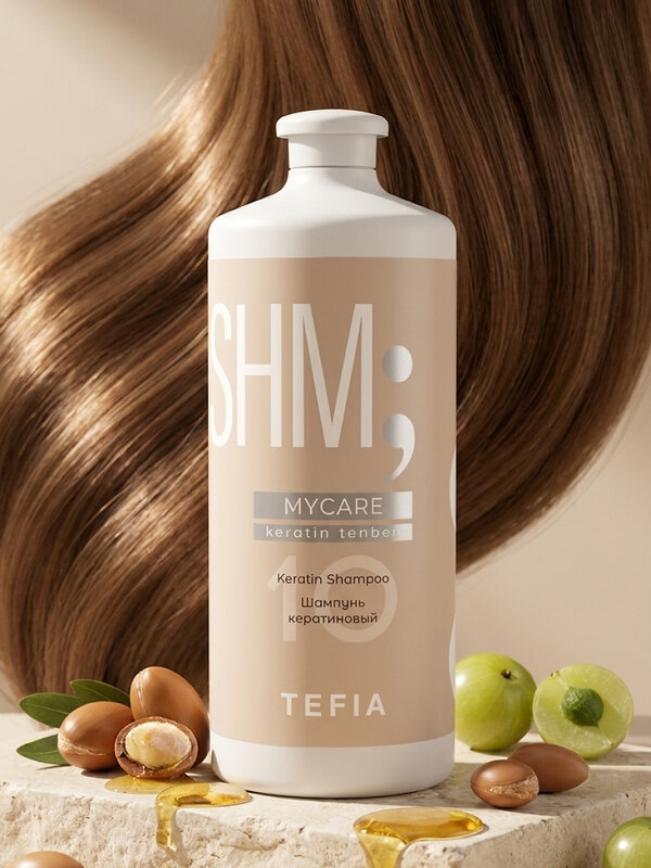 TEFIA Mycare Кератиновый шампунь для волос / Keratin Tenben, 1000 мл 613881 28716 