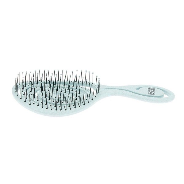 Dewal Beauty Щетка для волос продувная с нейлоновым штифтом / Eco-Friendly Aqua, улитка, голубой DBEF2-Aqua 613889 15312 