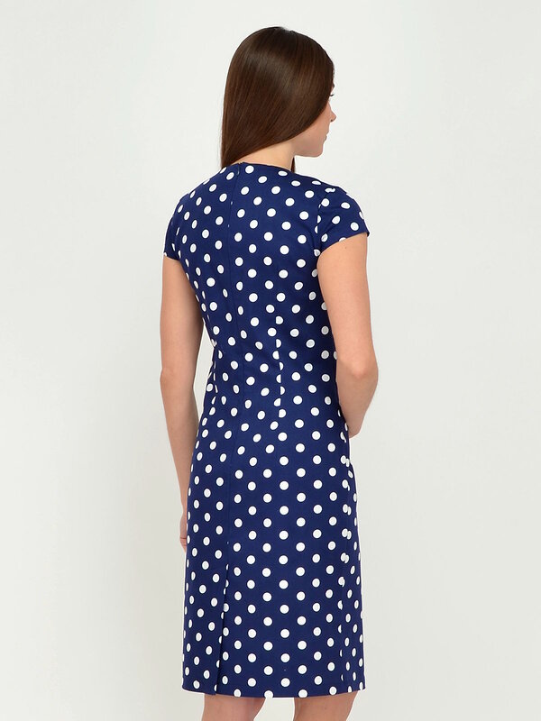 VISERDI Платье 101815 2739-гтск 450670 Синий/горох
