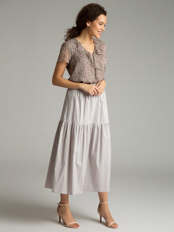 Emka Fashion Юбка 101976 S885/chart Серый