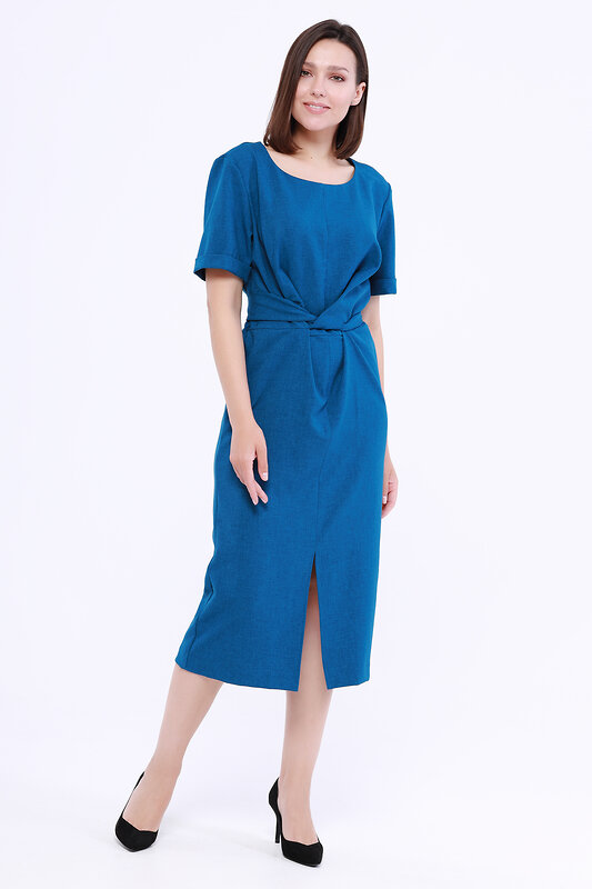 VISERDI Платье 106618 10130-изм 440700 Изумрудный