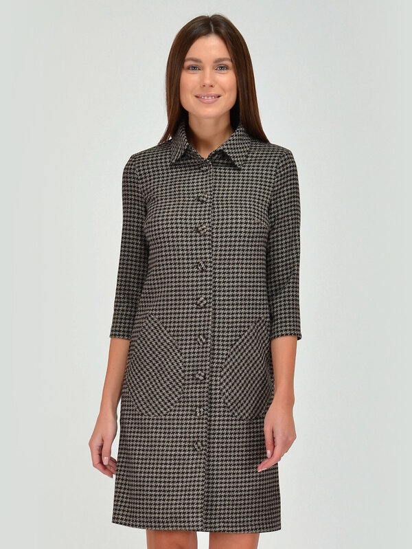 VISERDI Платье 107661 1959-чклл 4191035 Черный/бежевый