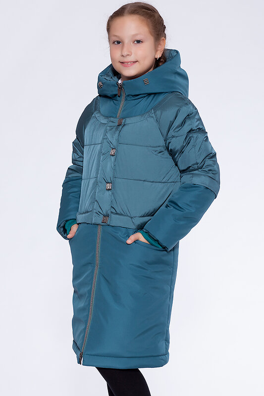 DIMMA Детское пальто 17930 31810 Сине-зеленый