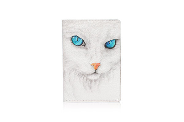 Eshemoda Обложка на паспорт 18602 "White cat" 