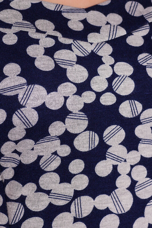 TEXCOM Платье 19081 1209 Темно-синий/серый