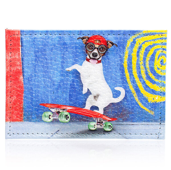Eshemoda Обложка для карточки 20651 "Собака на скейте" 