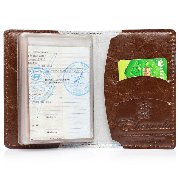 Eshemoda Обложка на паспорт 20689 "Цветущий мак" 