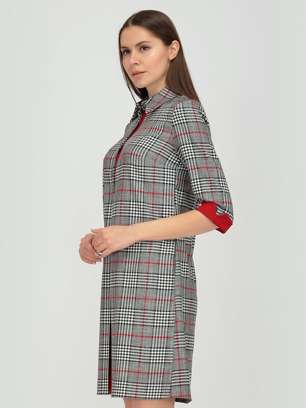 VISERDI Платье 120667 4289-крс 4401130 серый