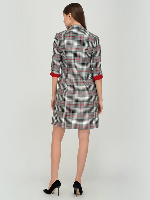 VISERDI Платье 120667 4289-крс 4401130 серый