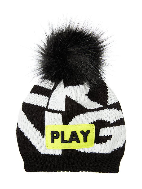 PLAYTODAY Шапка 123057 32021107 черный,белый