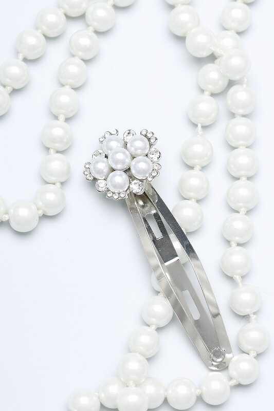 FASHION JEWELRY Заколка для волос 123166 FJ-88 Серебро