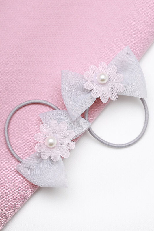 FASHION JEWELRY Резинка для волос 123334 FJ-88 Серый