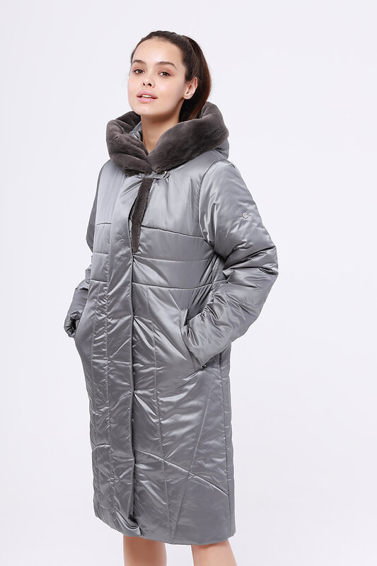 DIMMA Пальто 125058 2105 Серый