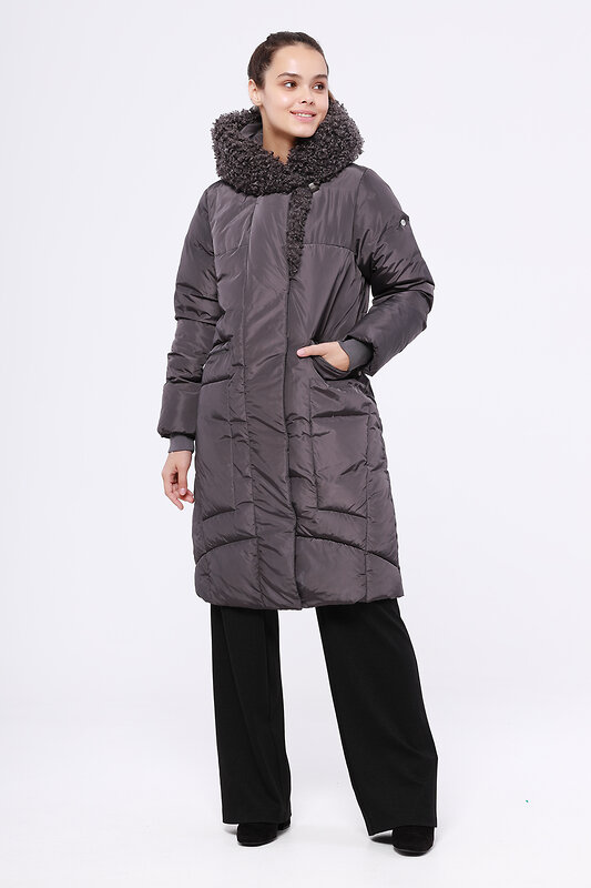 DIMMA Пальто 125072 2109 Серо-сиреневый