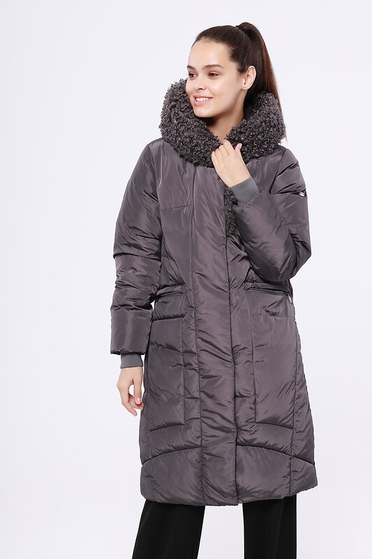 DIMMA Пальто 125072 2109 Серо-сиреневый