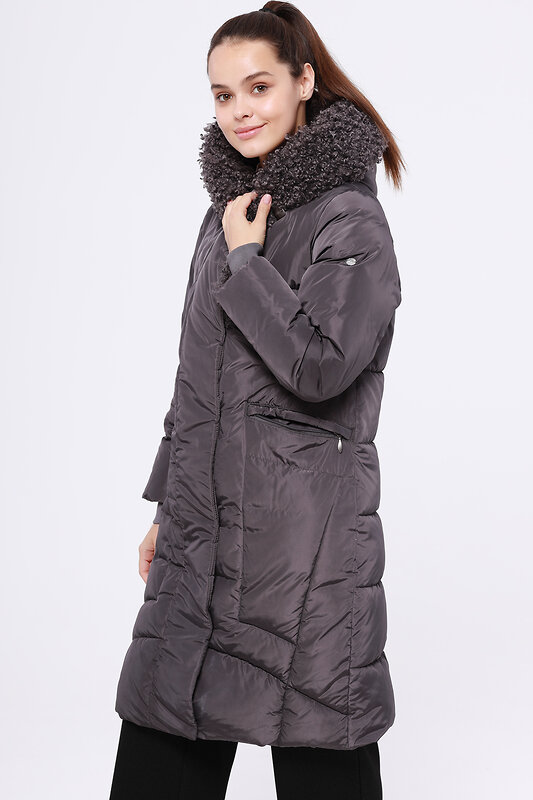 DIMMA Пальто 125072 2109 Серо-сиреневый