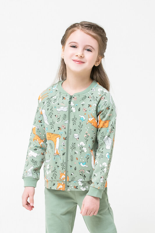 CROCKID Брюки 140243 К 4911 зеленый