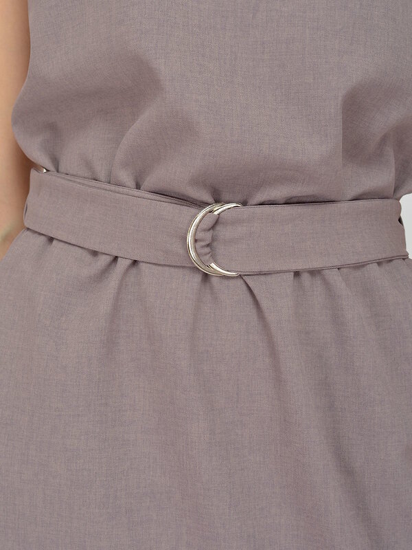 VISERDI Платье 146723 10115-беж 450750 кофейный