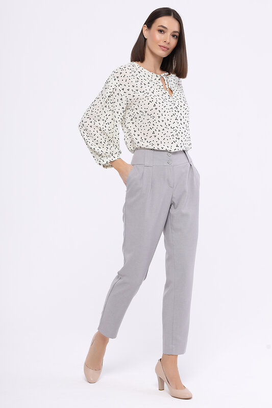 VISERDI Брюки 160091 10089-беж 851730 серый