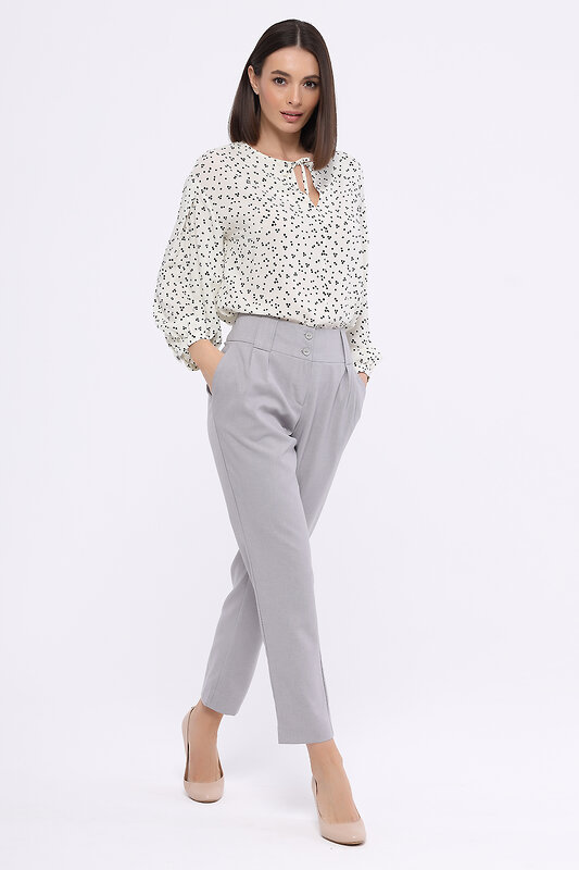 VISERDI Брюки 160091 10089-беж 851730 серый