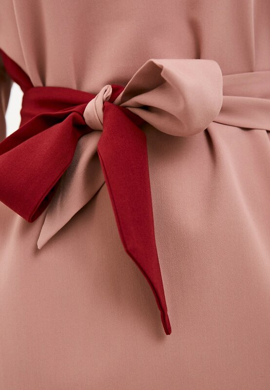 Emansipe Платье 162180 987.01.4066 Пыльно-розовый/бордовый